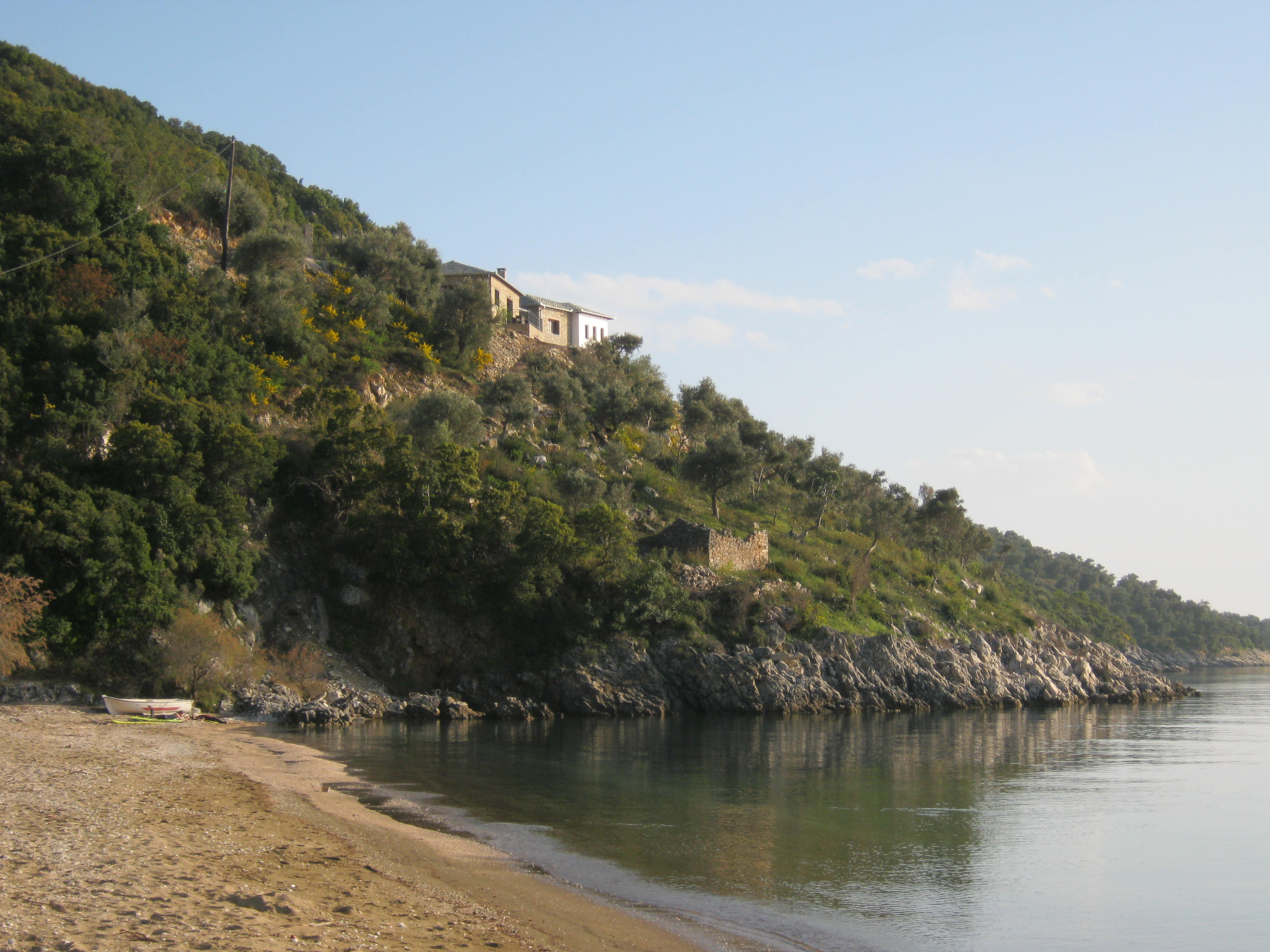 View of house from the beach